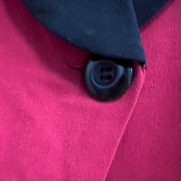 I.N. San Francisco juniors size M red and black one button blazer - Picture 4 of 8